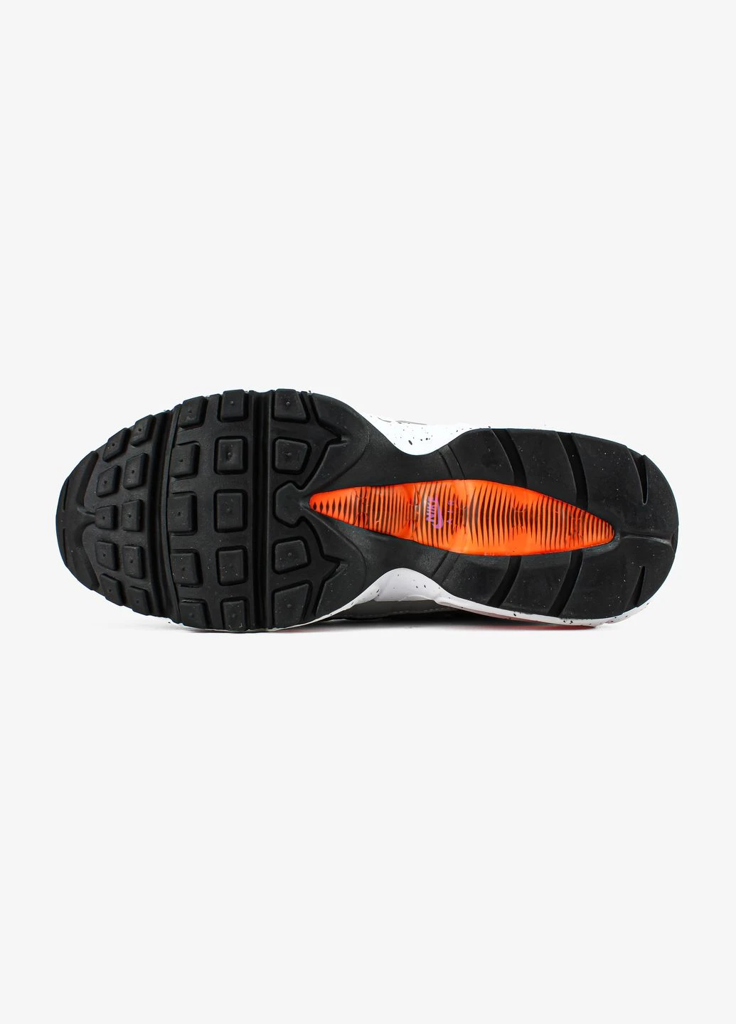Серые всесезонные кроссовки мужские nike air max 95 gray orange | найк аир макс 95 серые оранжевые No Brand
