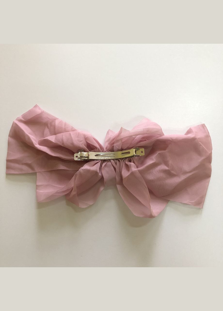 Бант для волос на заколке шпилька Honey Fashion Accessories розовый (12-29) No Brand (313654065)