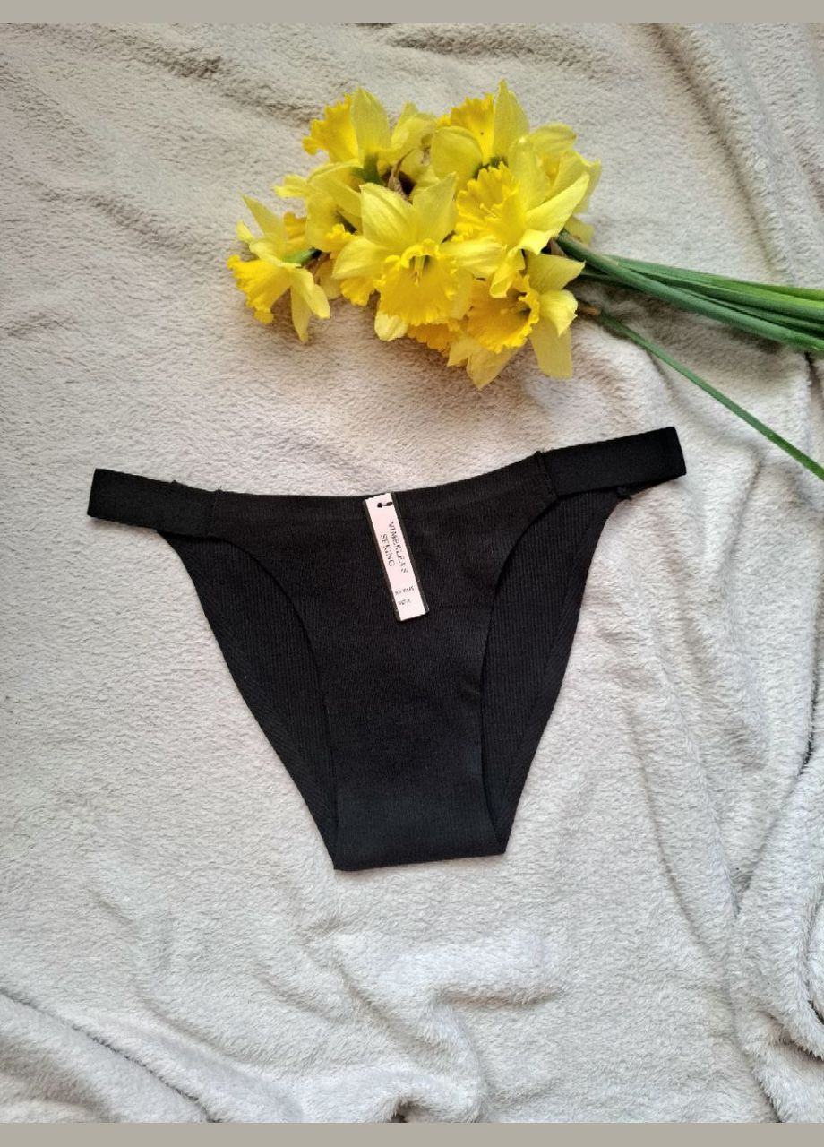 Безшовні труси з бавовни в рубчик No Brand Сліп (327434106)