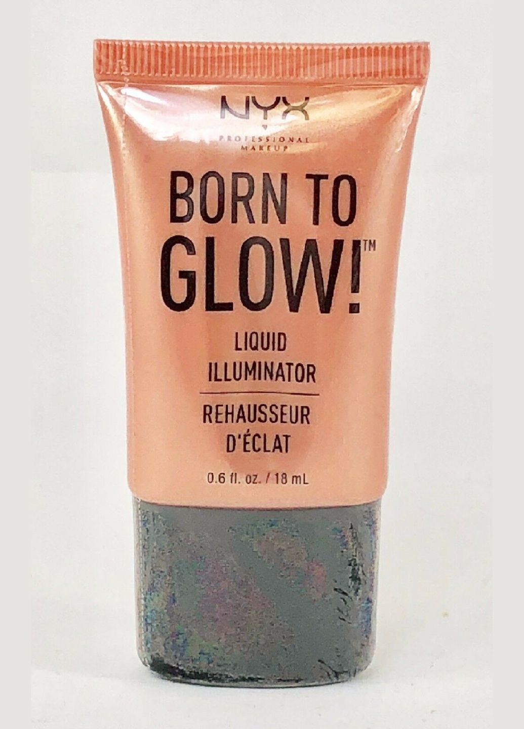 Хайлайтер кремовый Born To Glow Liquid Illuminator (18 мл) Gleam Golden peach pearl (LI02) NYX Professional Makeup (279363974)