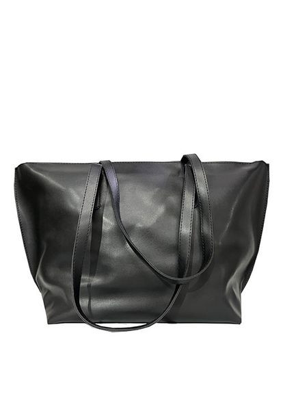 Сумка жіноча шопер чорна 11204_black No Brand (336912550)