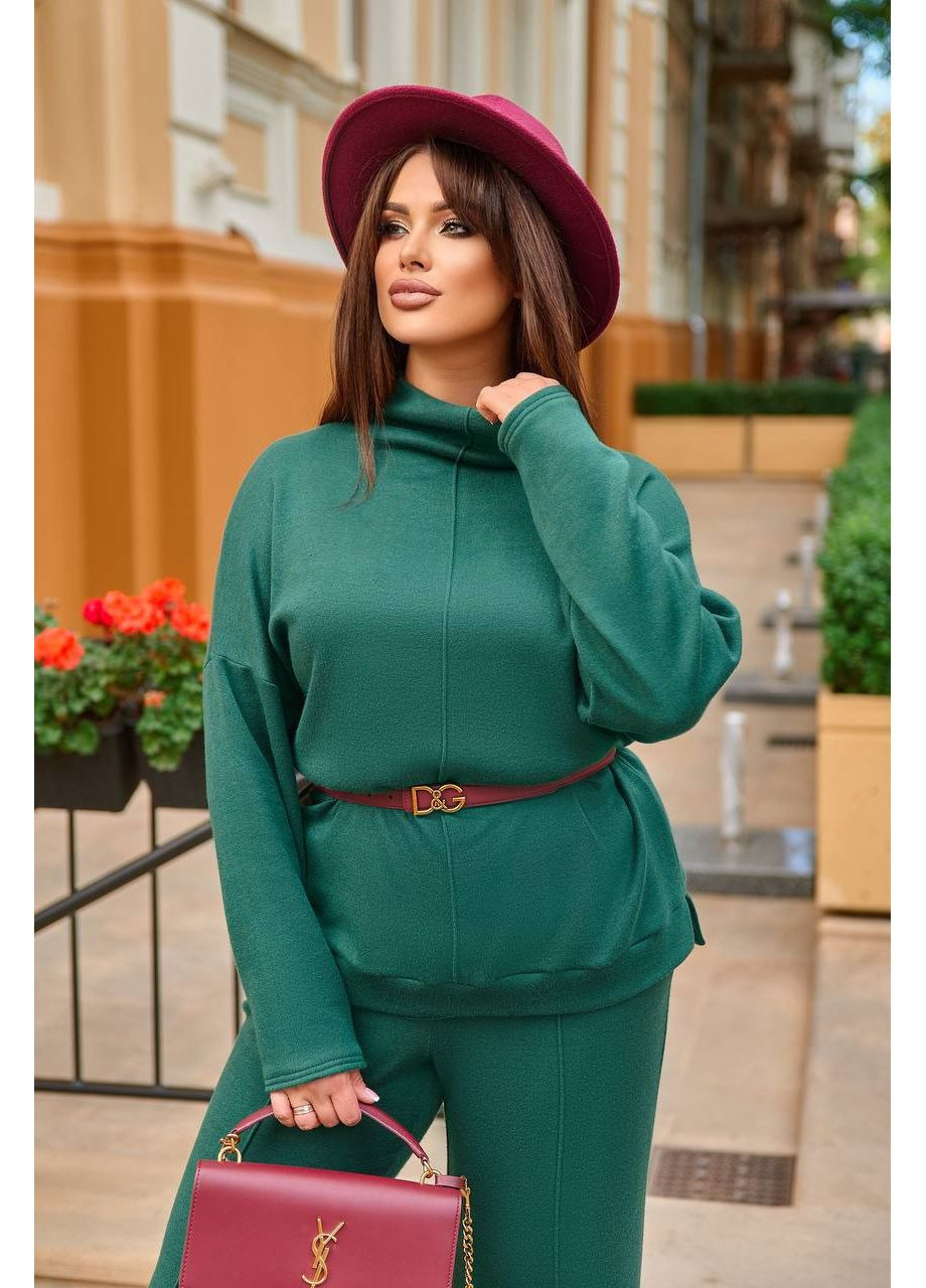 Женский костюм из ангоры цвет изумрудный New Trend (304645787)