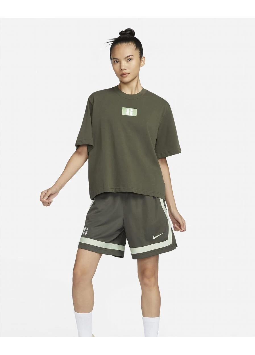 Футболка Sabrina Boxy Basketball Tee Olive FJ2701-325 Nike - (398077133)