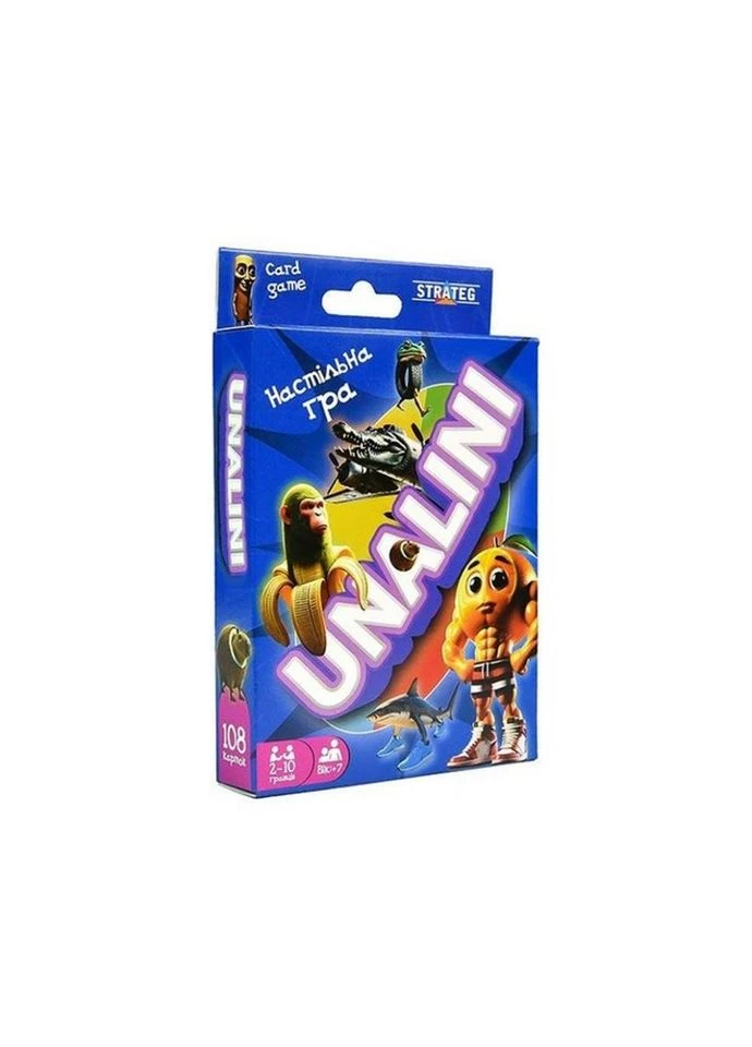 Карткова гра "Уналіні" 30920, 108 гральних карток No Brand (376849398)