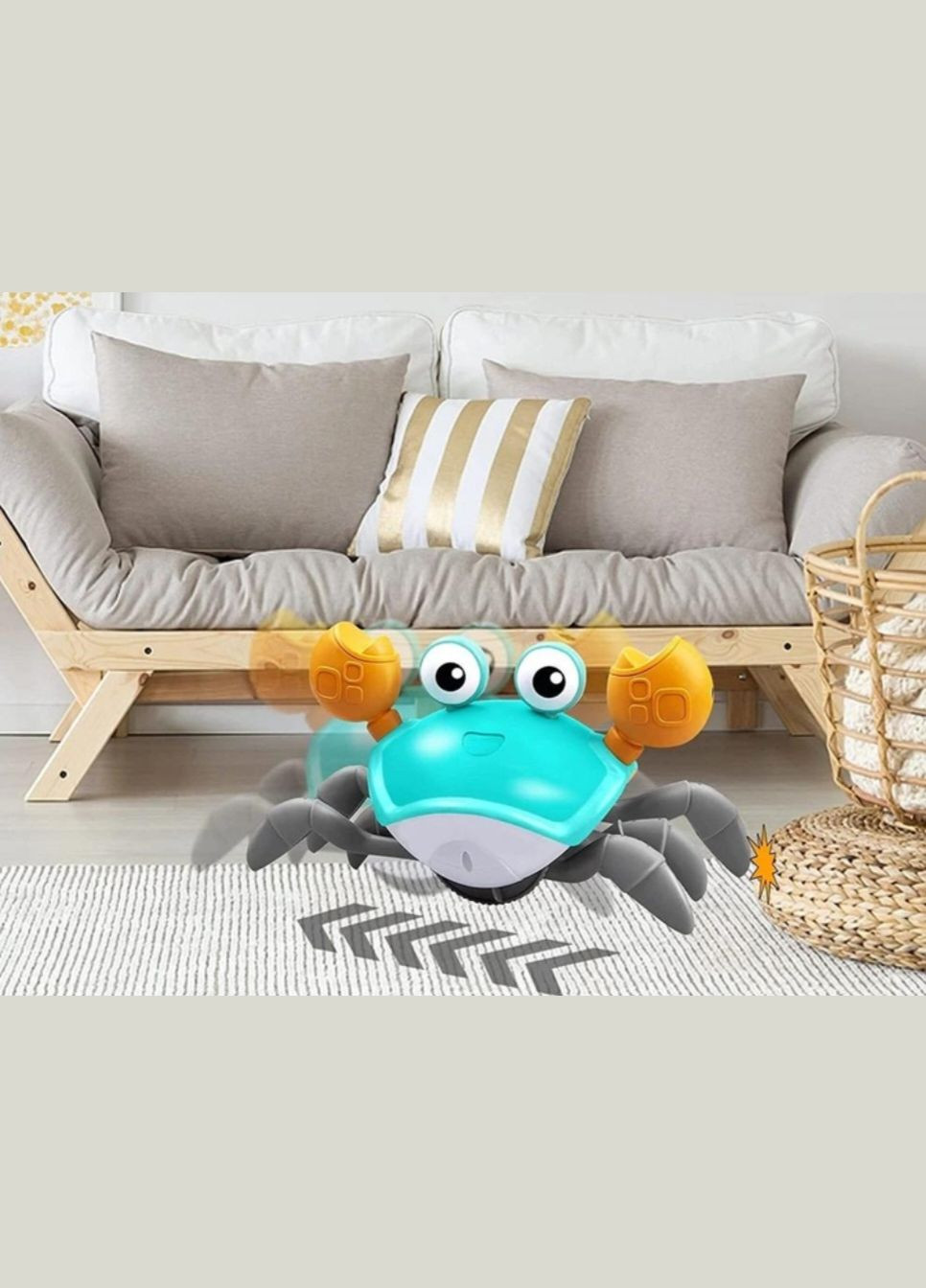 Дитяча інтерактивна іграшка Краб, що танцює No Brand (341304526)