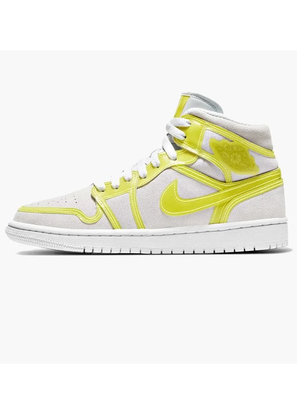 Білі всесезонні кросівки 1 mid lx white da5552-107 Air Jordan