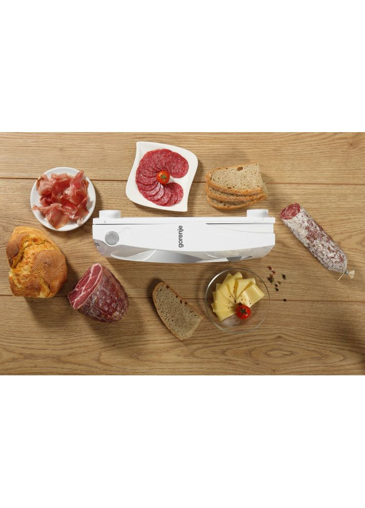 Ломтерезка R-401-W 110Вт Діаметр ножа Solingen 17 см Gorenje (369959298)