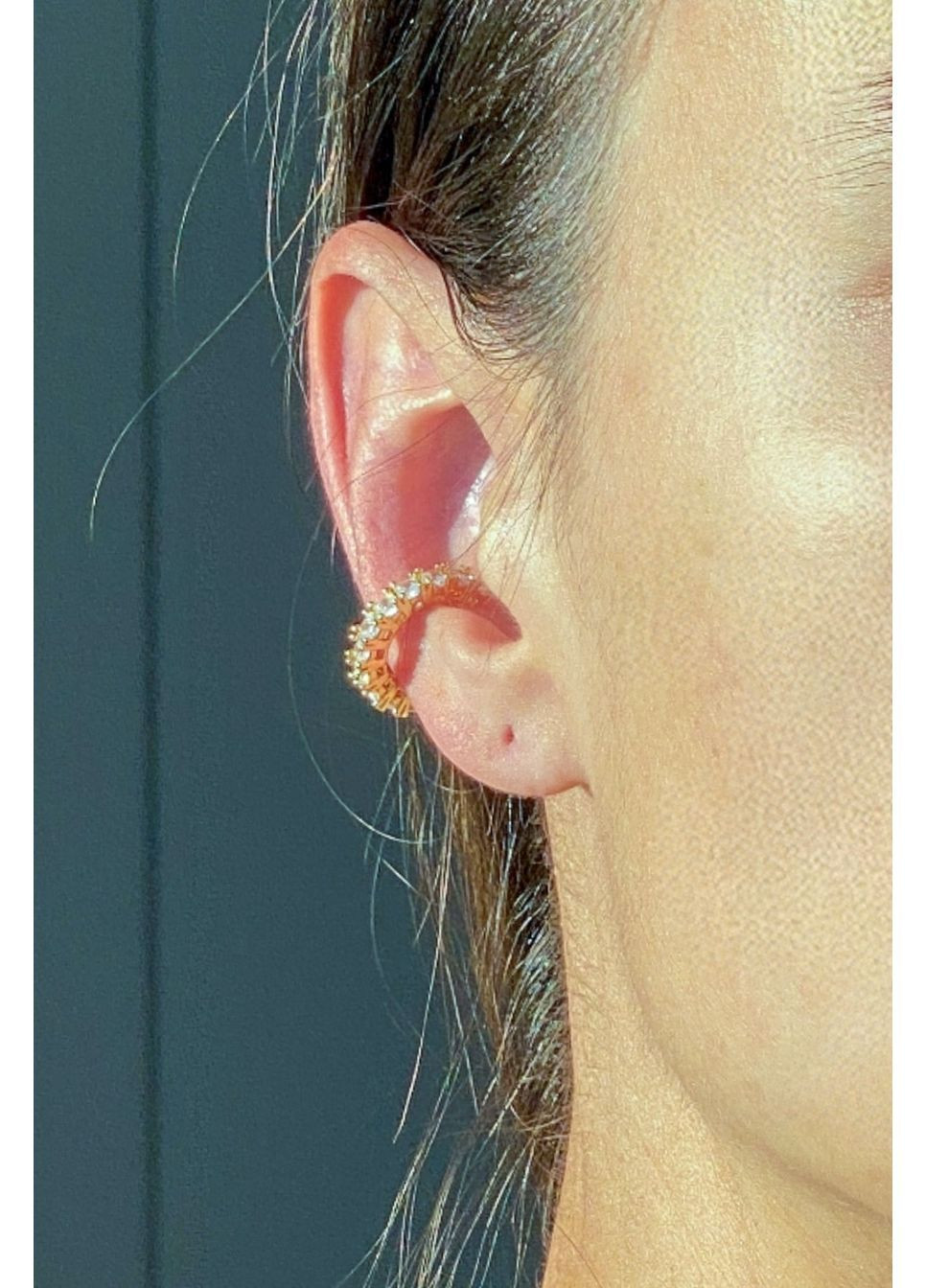 Серьга-кафа с цирконием CHICLY (364846272)