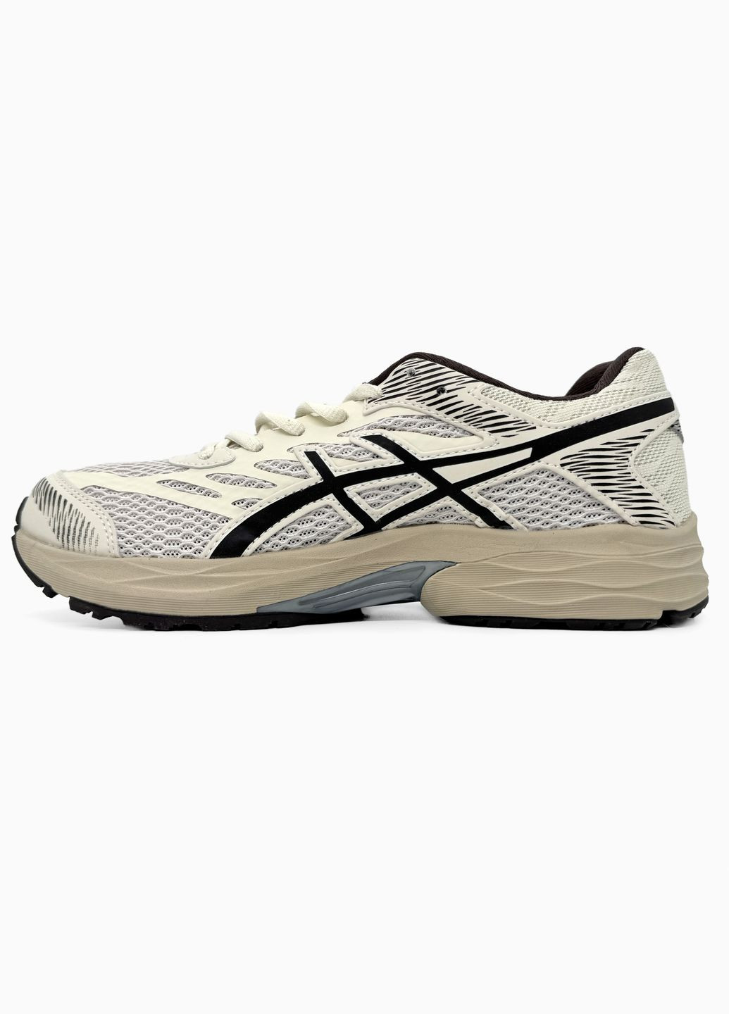 Кроссовки женские и мужские Asics Gel-Flux 4 beige | Асикс Гель-Флукс 4 бежевые No Brand бежевые демисезоны (316663558)