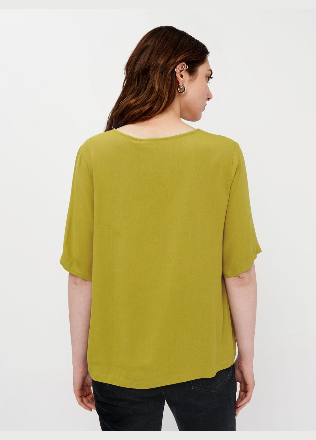 Оливковая блуза лето,оливковый, Minimum