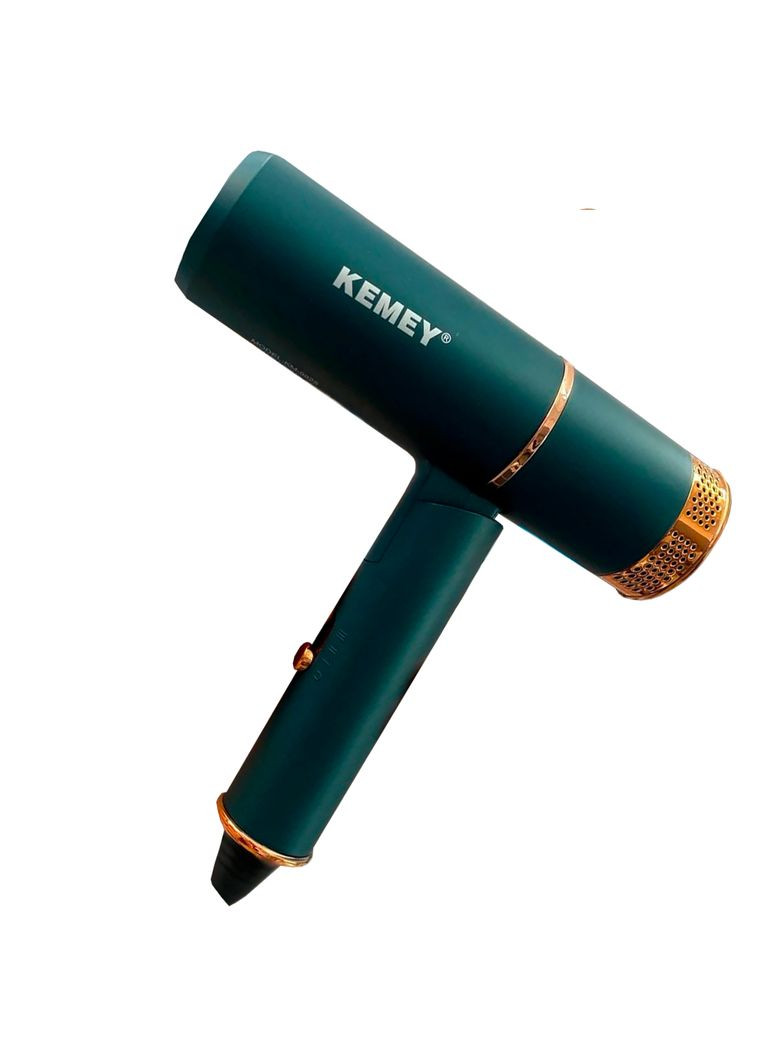 Фен для волос Kemey CFJ-KM-8225 домашний 3000 Вт 2 режима зелёный (2390000004) No Brand (340252207)