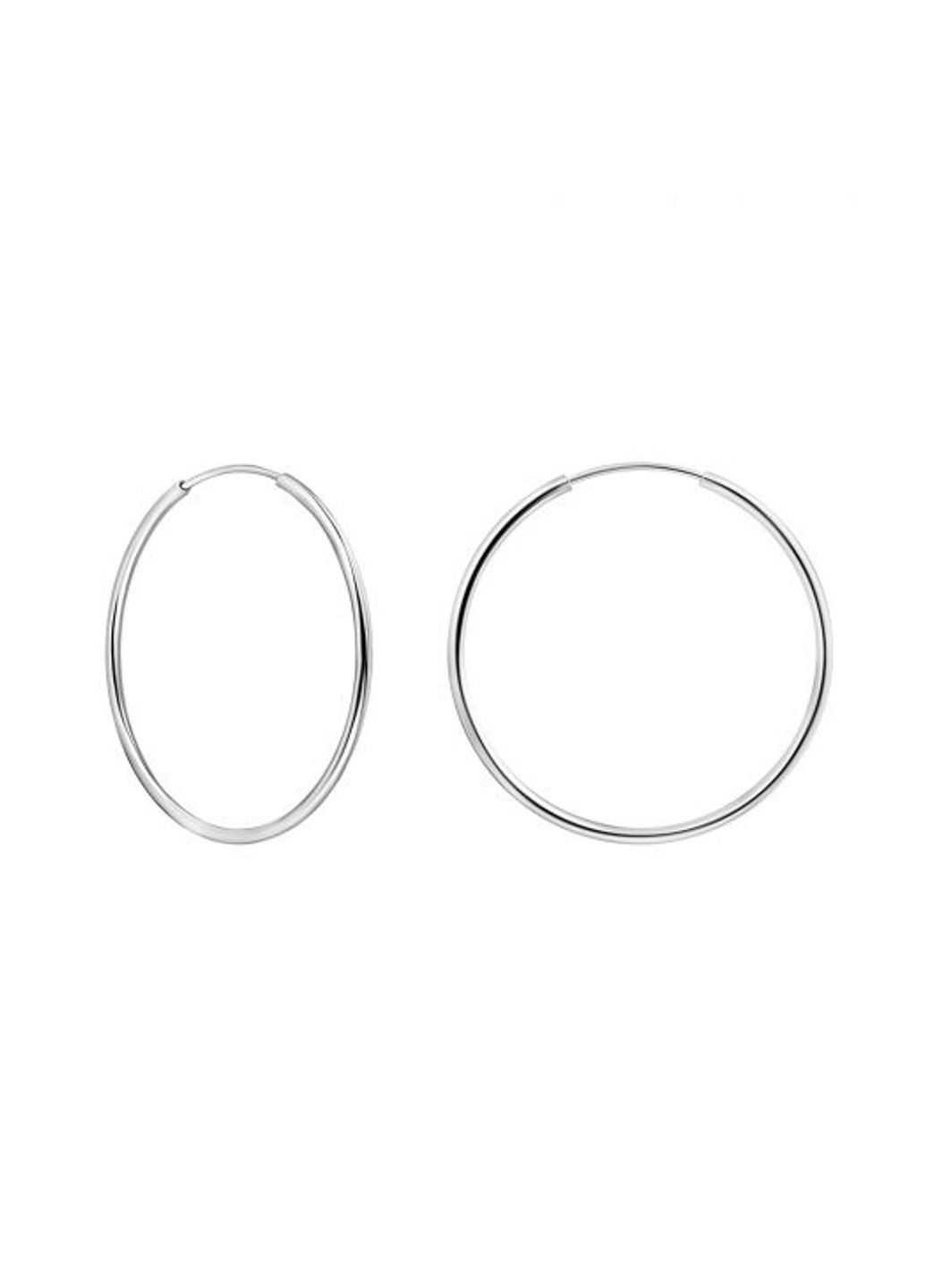 Срібні сережки Конго 35 мм UMAX (289351657)