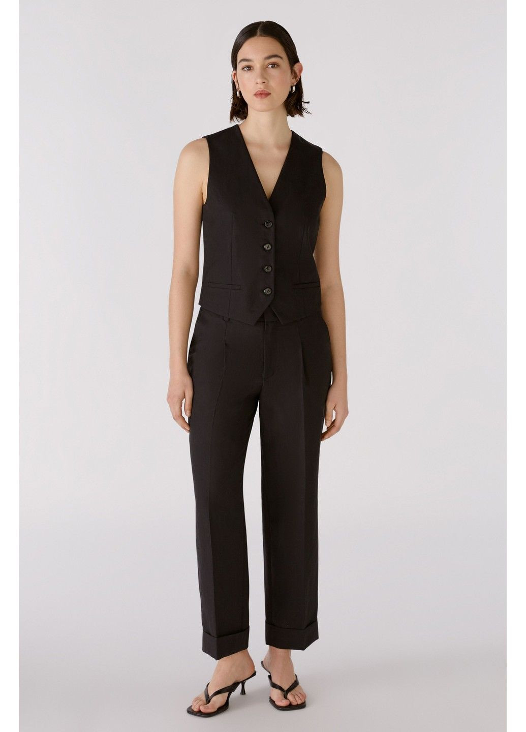 Жіночі штани Чорні Oui (298005931)