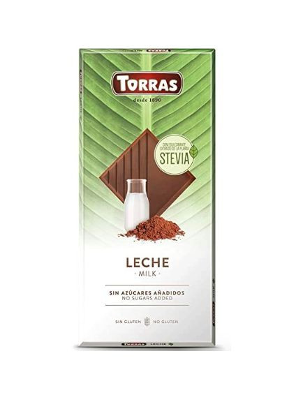 Шоколад молочный без сахара 😍 100 гр. Испания Torras (346050185)