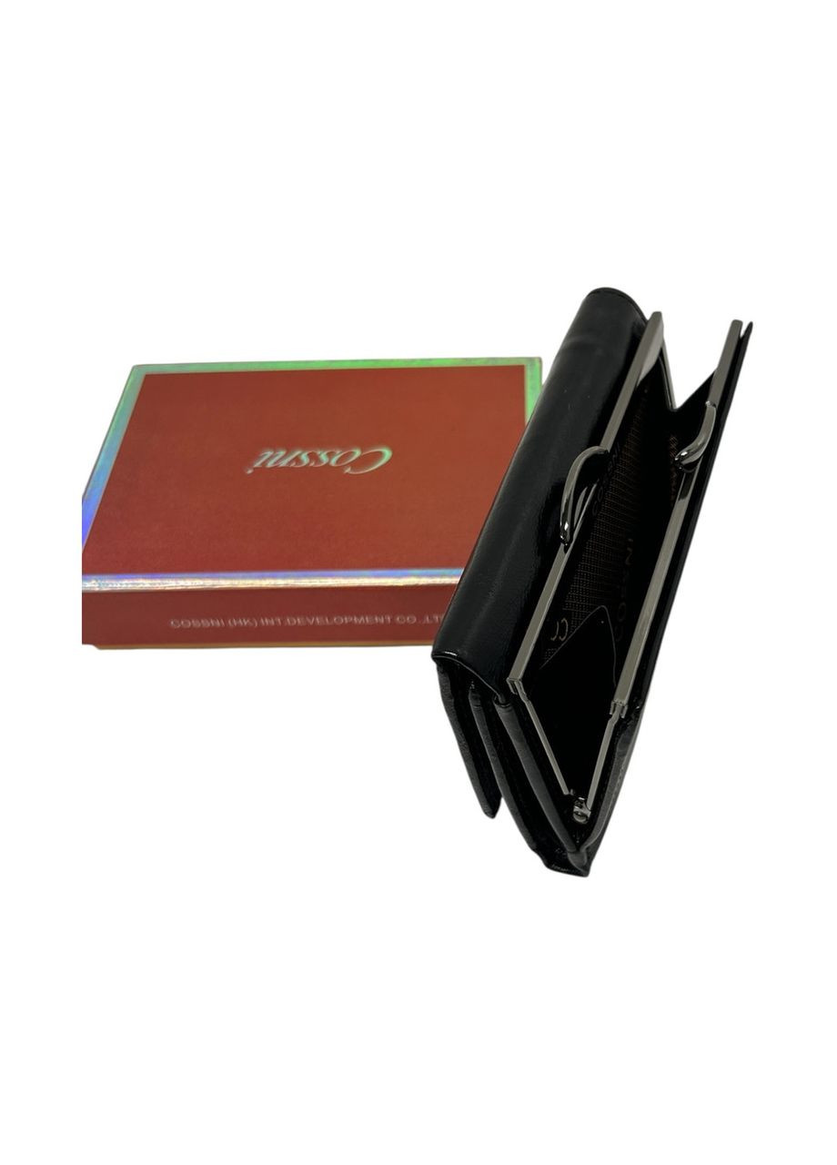 Жіночий гаманець з натуральної шкіри 704-97 коричневий 12.5 х 9 х 3 Cossni (367263612)