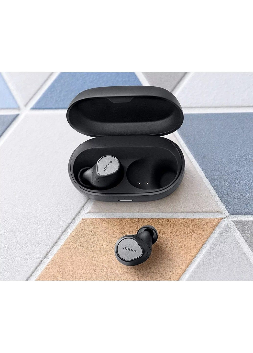 Бездротові вакуумні Bluetooth навушники Jabra Elite 7 (Чорний) No Brand (332635000)