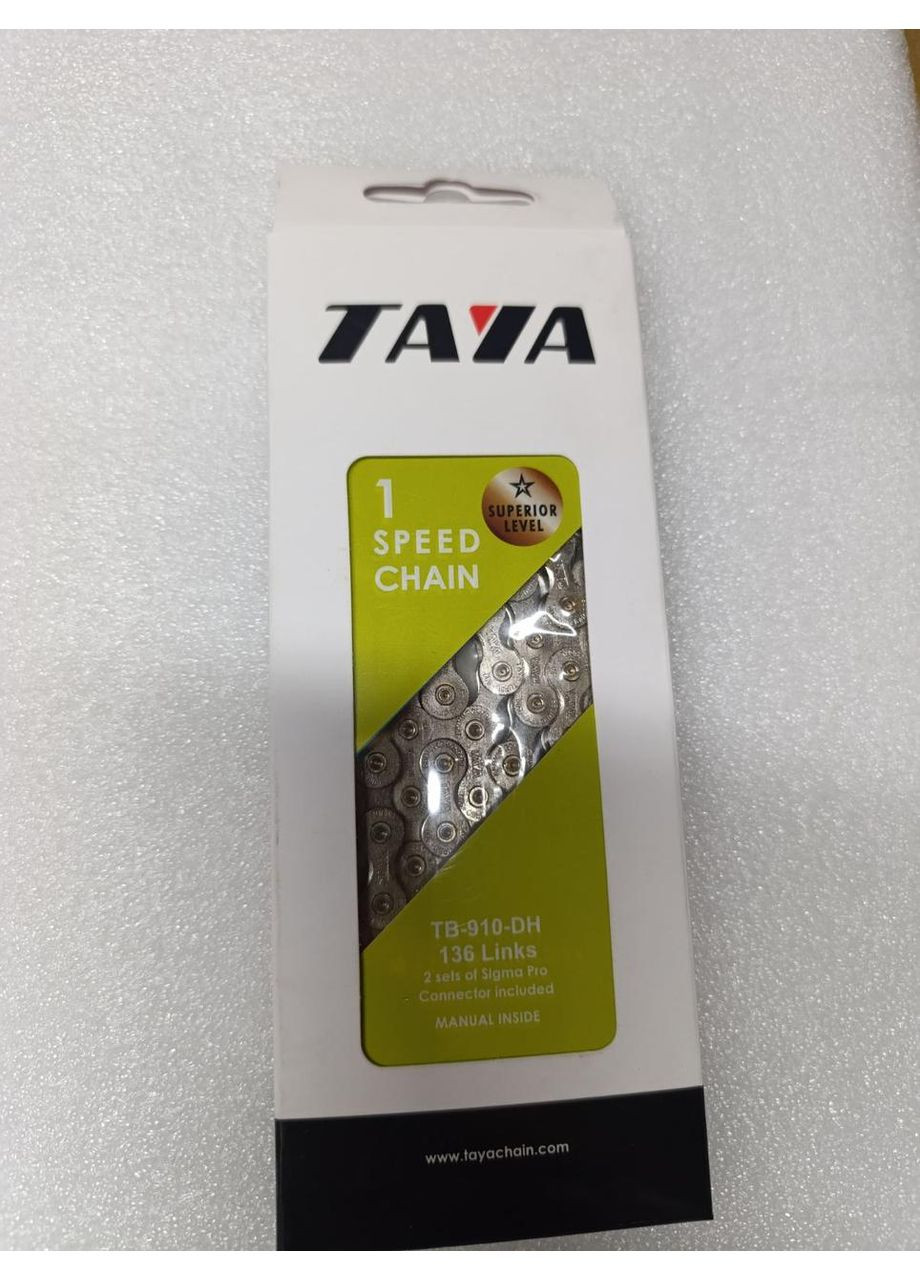 Цепь eTB-910-DH 1 шв 1/2"X1/8",136L, серебристый (LAN-111) TAYA (369783496)