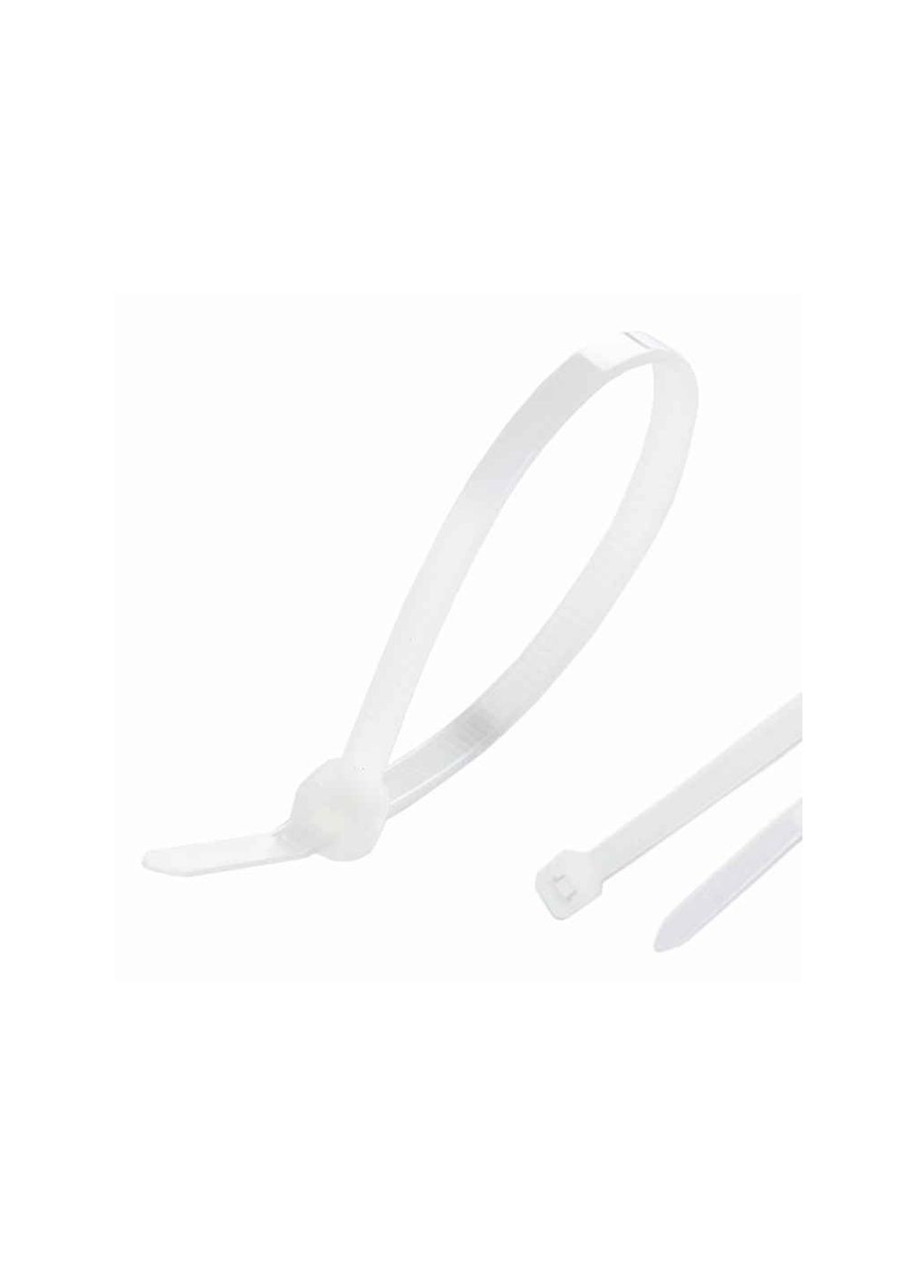Хомут нейлоновий білий (100шт в уп) Kubis (357217902)
