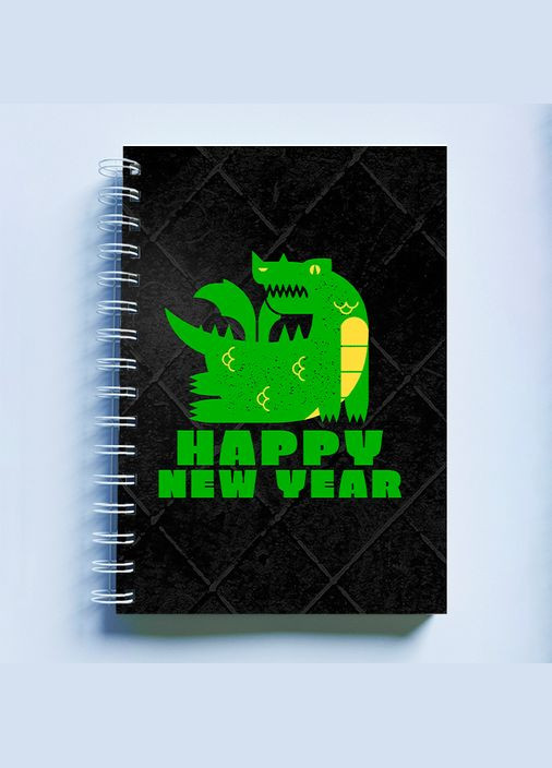 Скетчбук Sketchbook (блокнот) для рисования с новогодним принтом "Happy New Year. Dragon 2024. Дракон 2024" А3 Кавун блокнот для малювання (316133823)