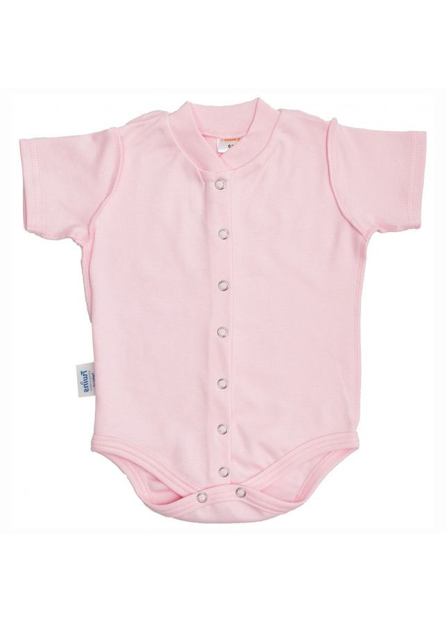 Боди-футболка, интерлок, р.74, pink, розовый () Twins W-112-TB-К74-08 (350668747)