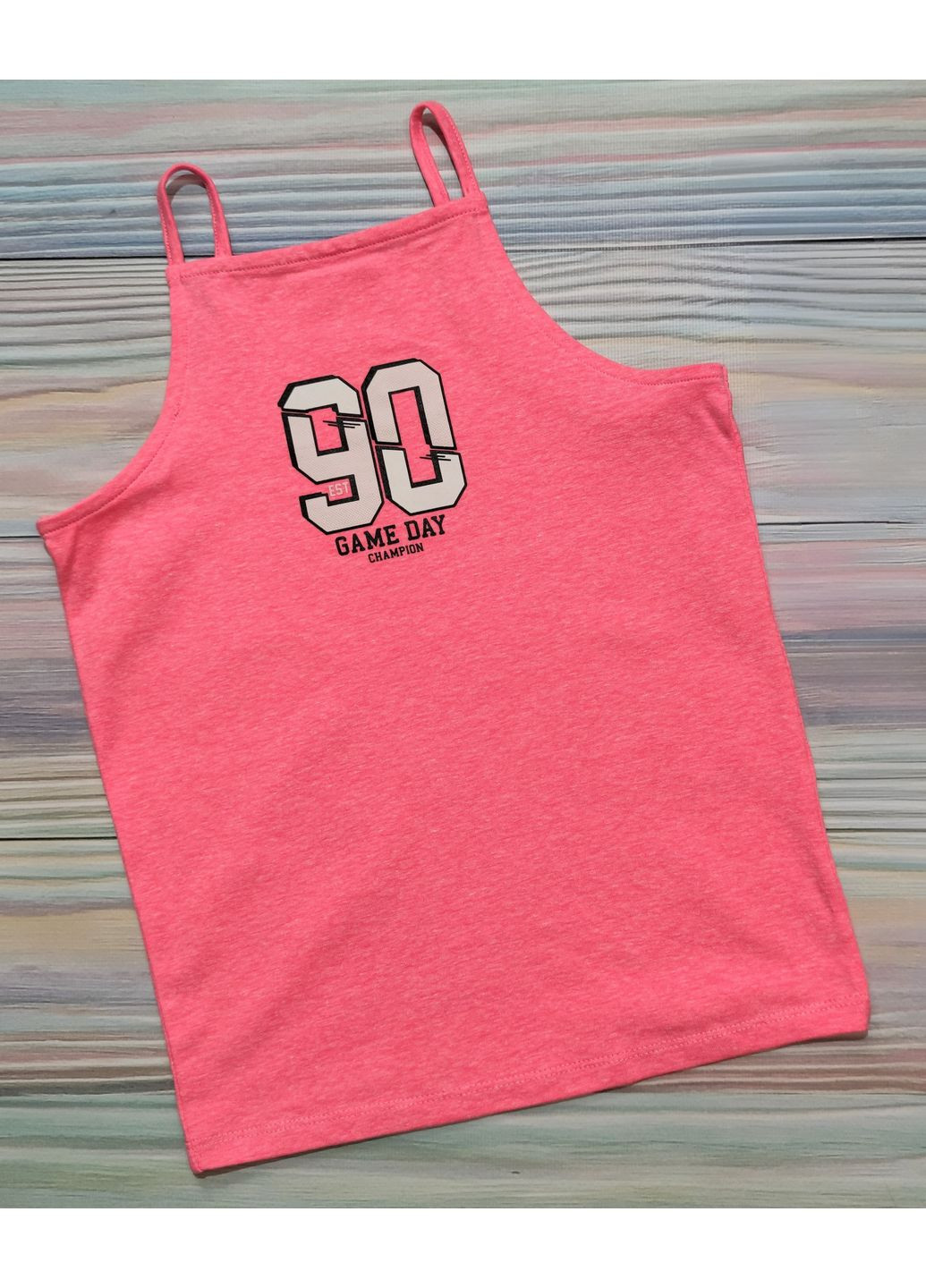 Дитяча майка для дівчинки 146 - 152 см Рожева меланж George (361149531)