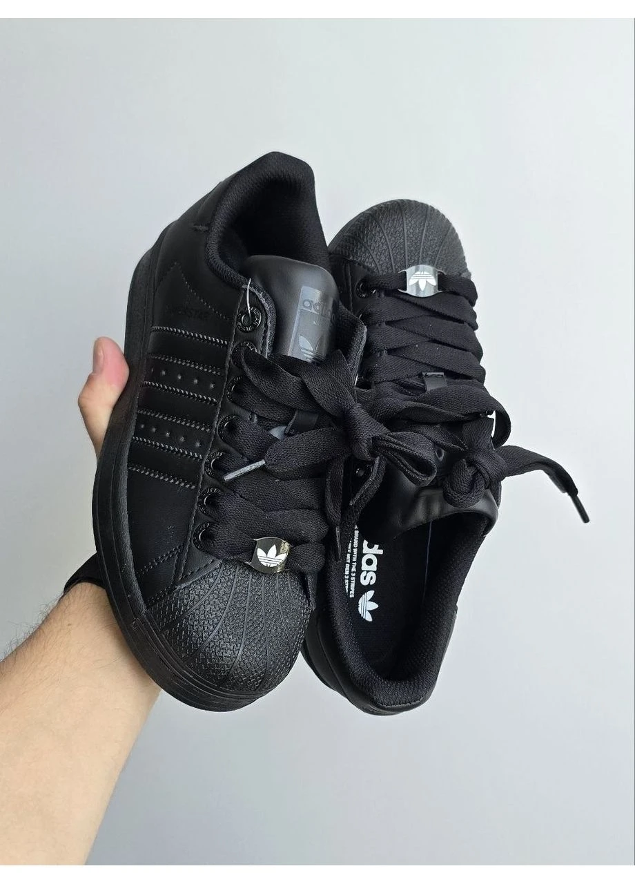 Чорні всесезонні adidas superstar • black • Vakko