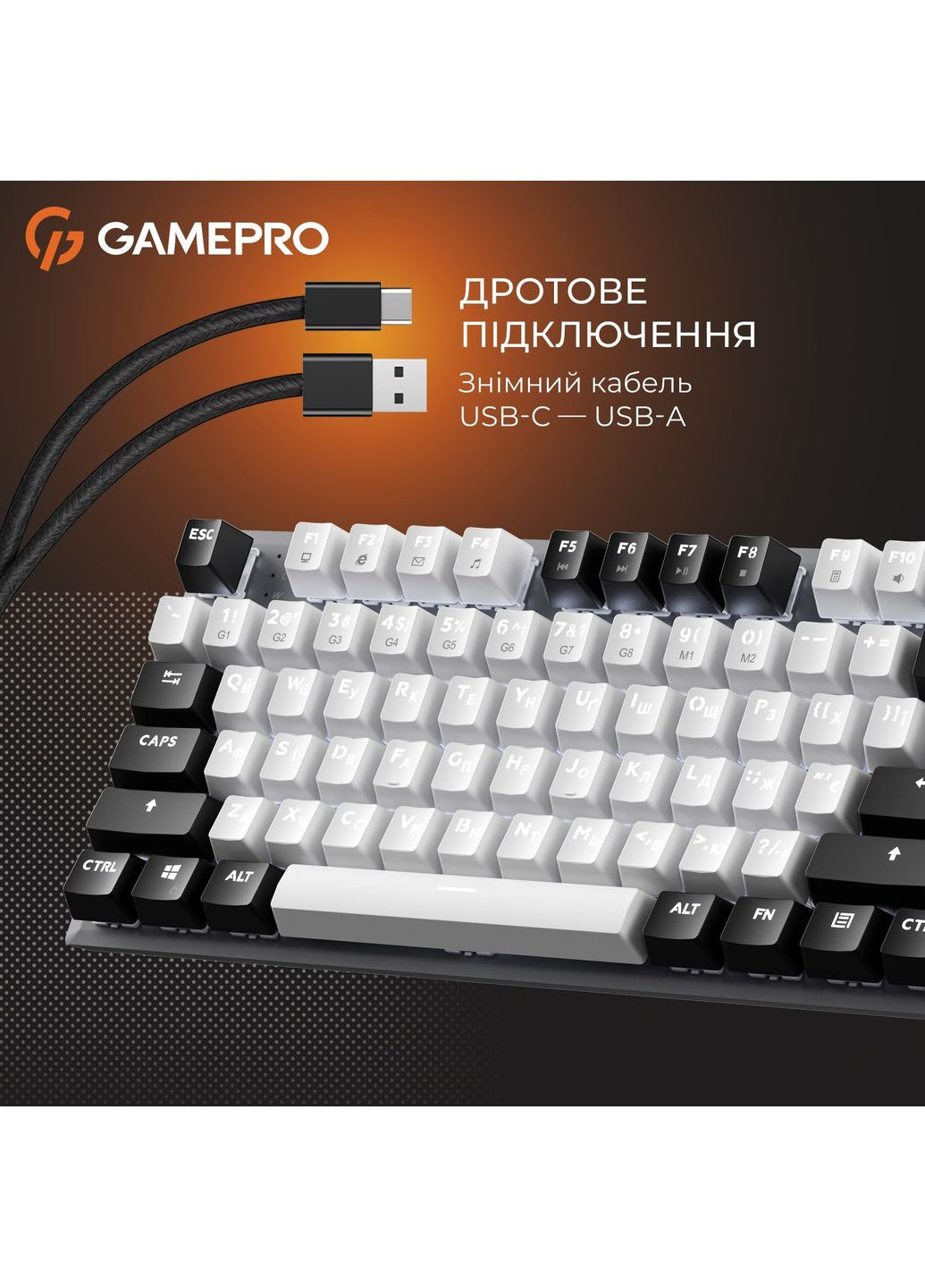 Клавіатура Genesis Joker MK124G Outemu Red Swithes USB Gray GAMEPRO (369723235)
