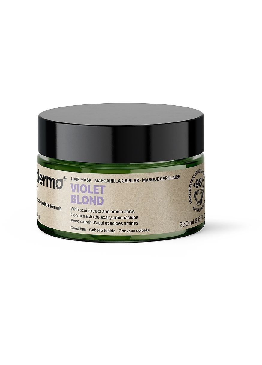 Маска для светлых волос с ягодами асаи и аминокислотами Violet Blond Hair Mask 250ml (1450589-27574027) Ecoderma (368883460)