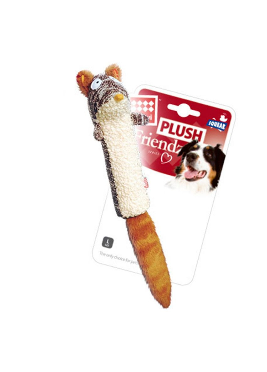 Игрушка для собак белка с пискавкой Plush 29 см Разноцветный (75309) GiGwi (332879544)