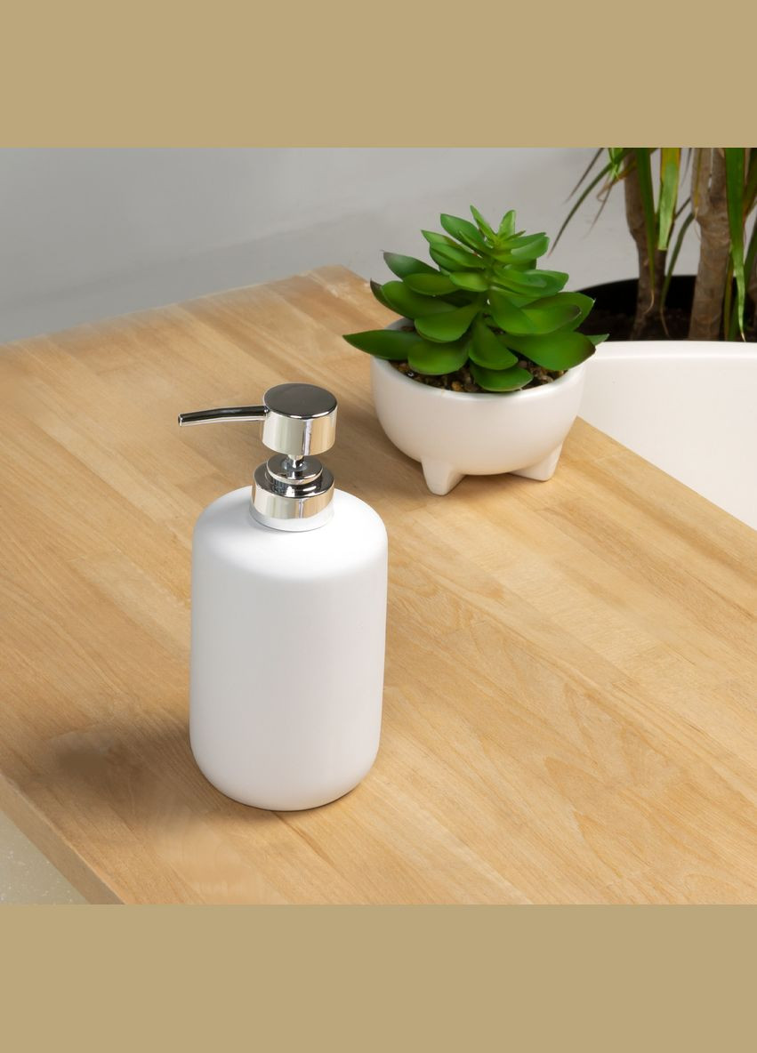 Дозатор для жидкого мыла MBM MY HOME Milan 500 мл (BA-23 WHITE) MVM (301002337)