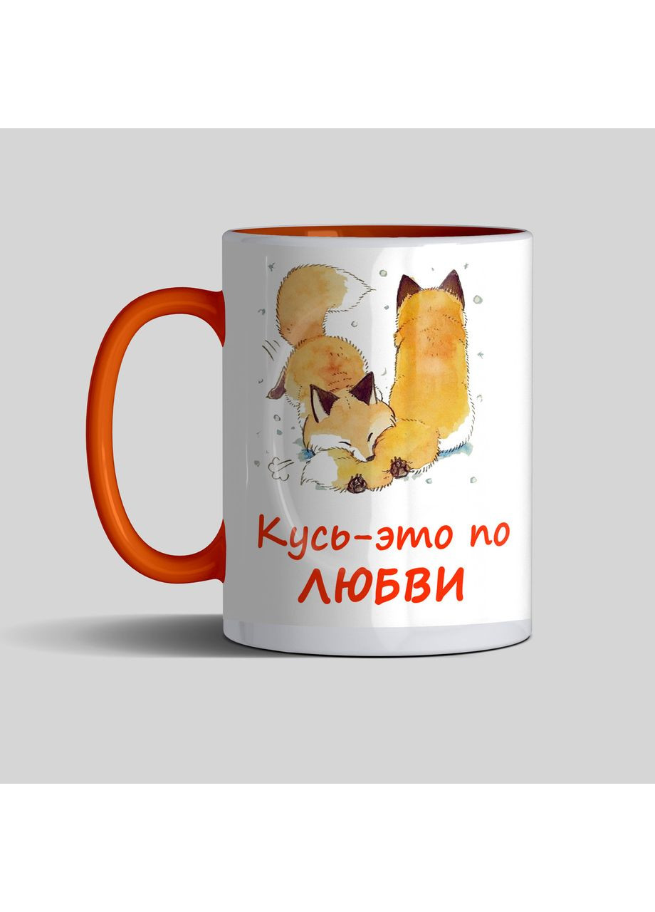 Чашка на День влюбленных - Кусь это по любви No Brand (302521906)