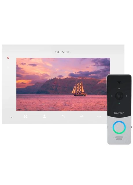 Комплект відеодомофону ML-20HD(Black)+SQ-07MTHD(White) Slinex (401473684)