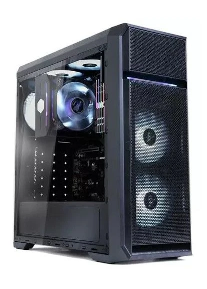 Корпус N5 OF, без БЖ, Mid Tower, для ATX / Micro ATX / Mini ITX, 2xUSB 2.0, 1xUSB 3.0, 3x120 мм White LED Fan, бічна панель з Zalman (395350325)