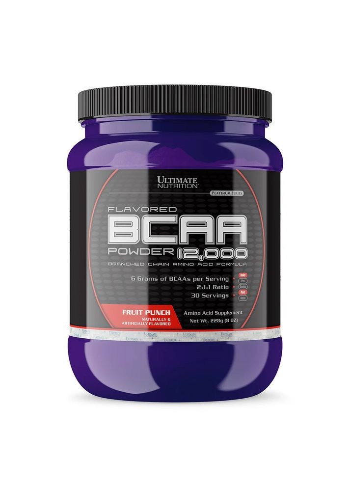 Аминокислоты BCAA 12,000 228 г, Fruit Punch Ultimate Nutrition (304268239)