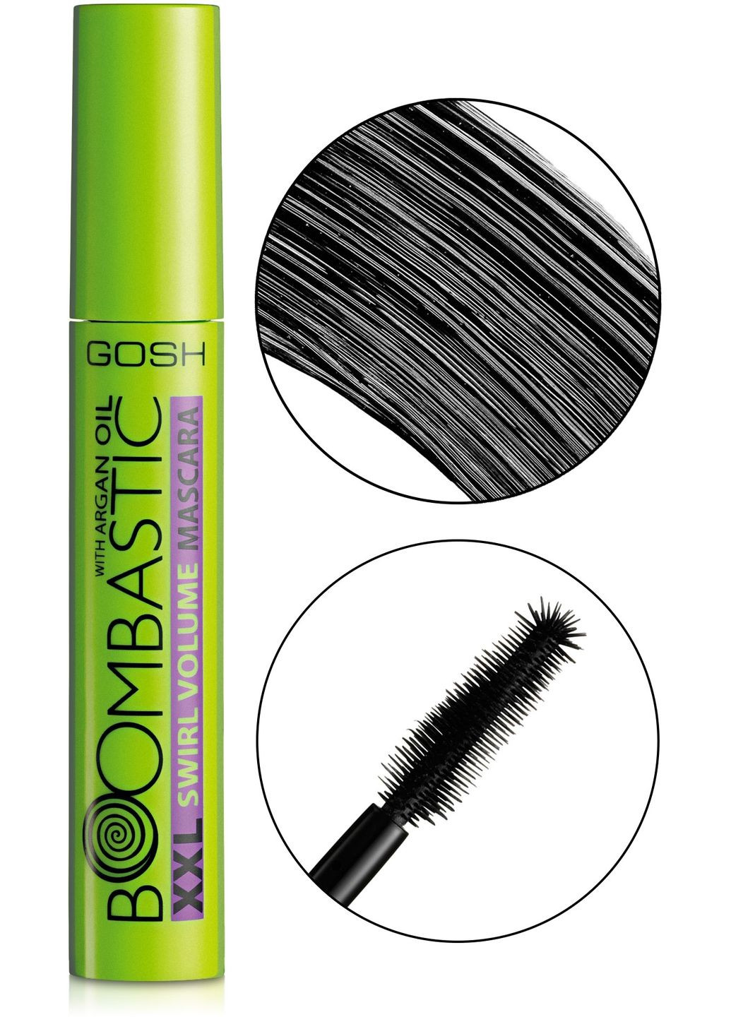 Туш для вій Copenhagen Boombastic Swirl XXL 01 - Black (2-650697) GOSH (369797002)