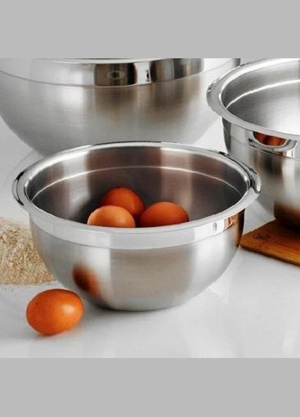 Миска из нержавеющей стали German ЭМ2600 V 3.5 л Ø 26 см ( шт ) Empire (347646192)