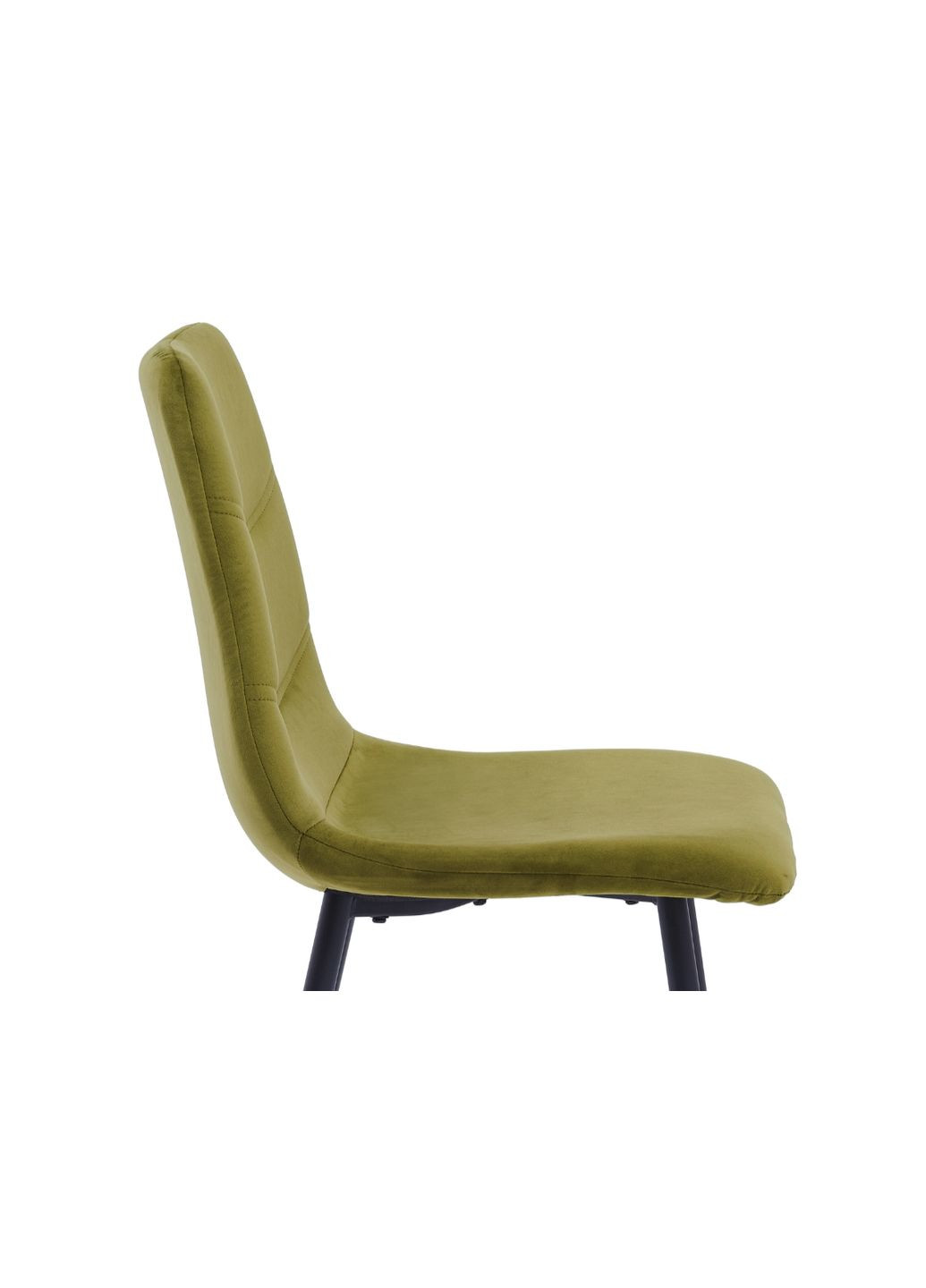 Стілець EVAN Чорний каркас / Світло-зелений Intarsio (372178905)