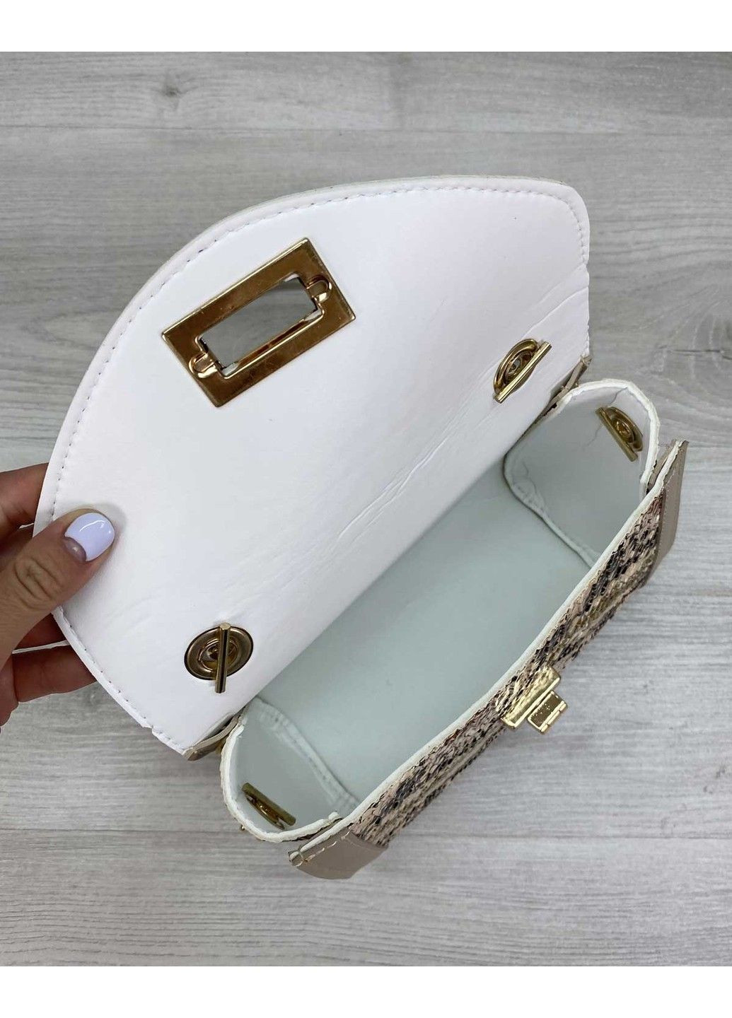 Жіноча сумка «Бес» бежева WeLassie (315688399)