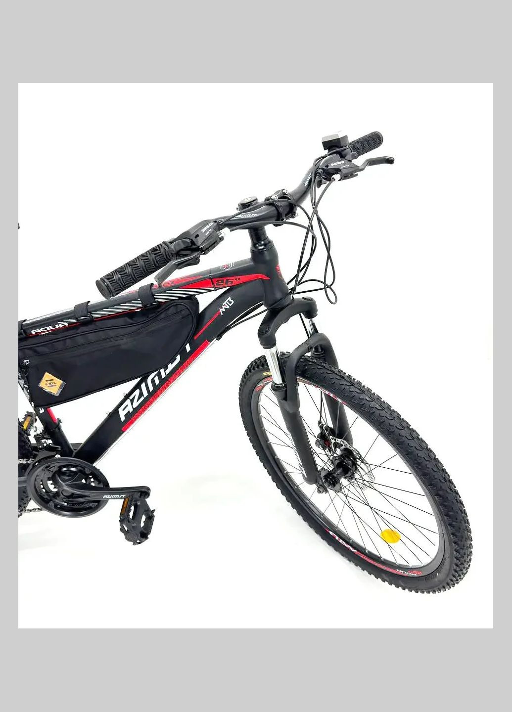 Електровелосипед " Aqua" 500W, 13AH, 36v, Ø-26, 45 км/год, Black Azimut (302894355)