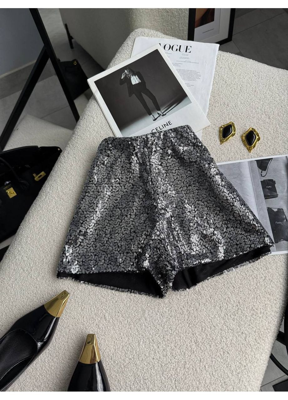 Жіночи шорти з паєтковим покриттям No Brand (372853414)