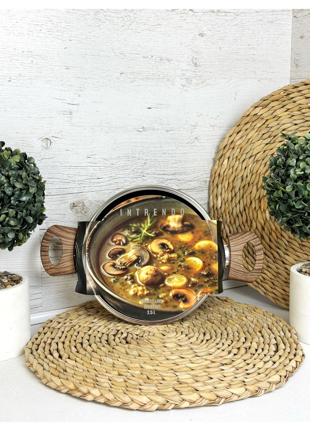 Каструля 2.5 л з кришкою Forest Line IN3020FL Intrendo (366153335)