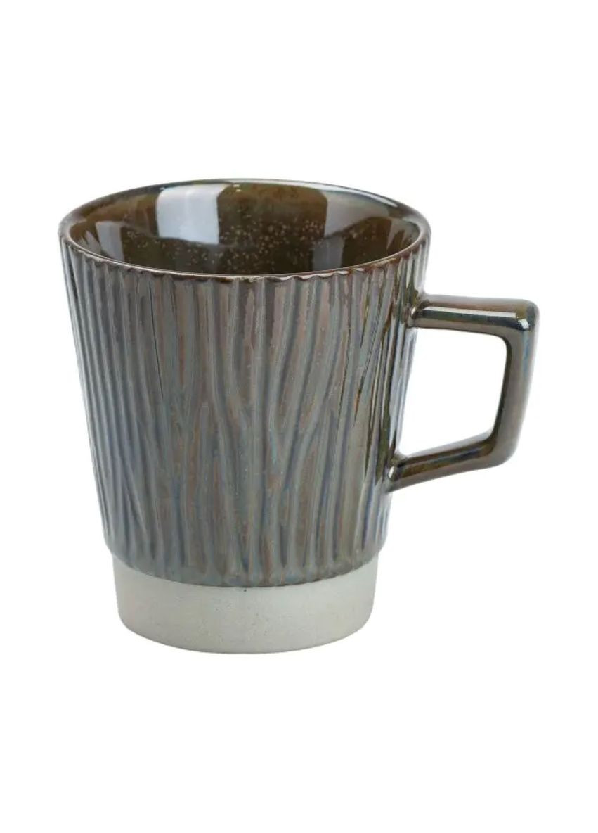 Чашка керамическая для чая и кофе 300 мл в стиле ретро Графит Jooki (358705563)