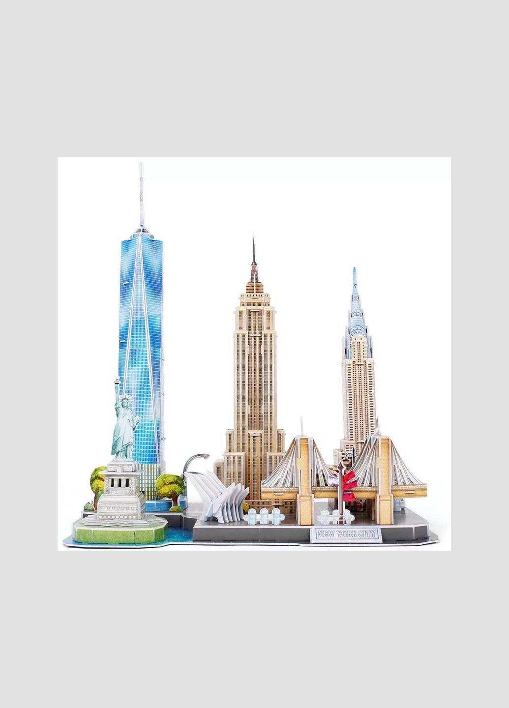 ТРИВИМIРНА ГОЛОВОЛОМКА-КОНСТРУКТОР "СІТІ ЛАЙН "НЬЮ-ЙОРК" MC255h CubicFun (333252283)