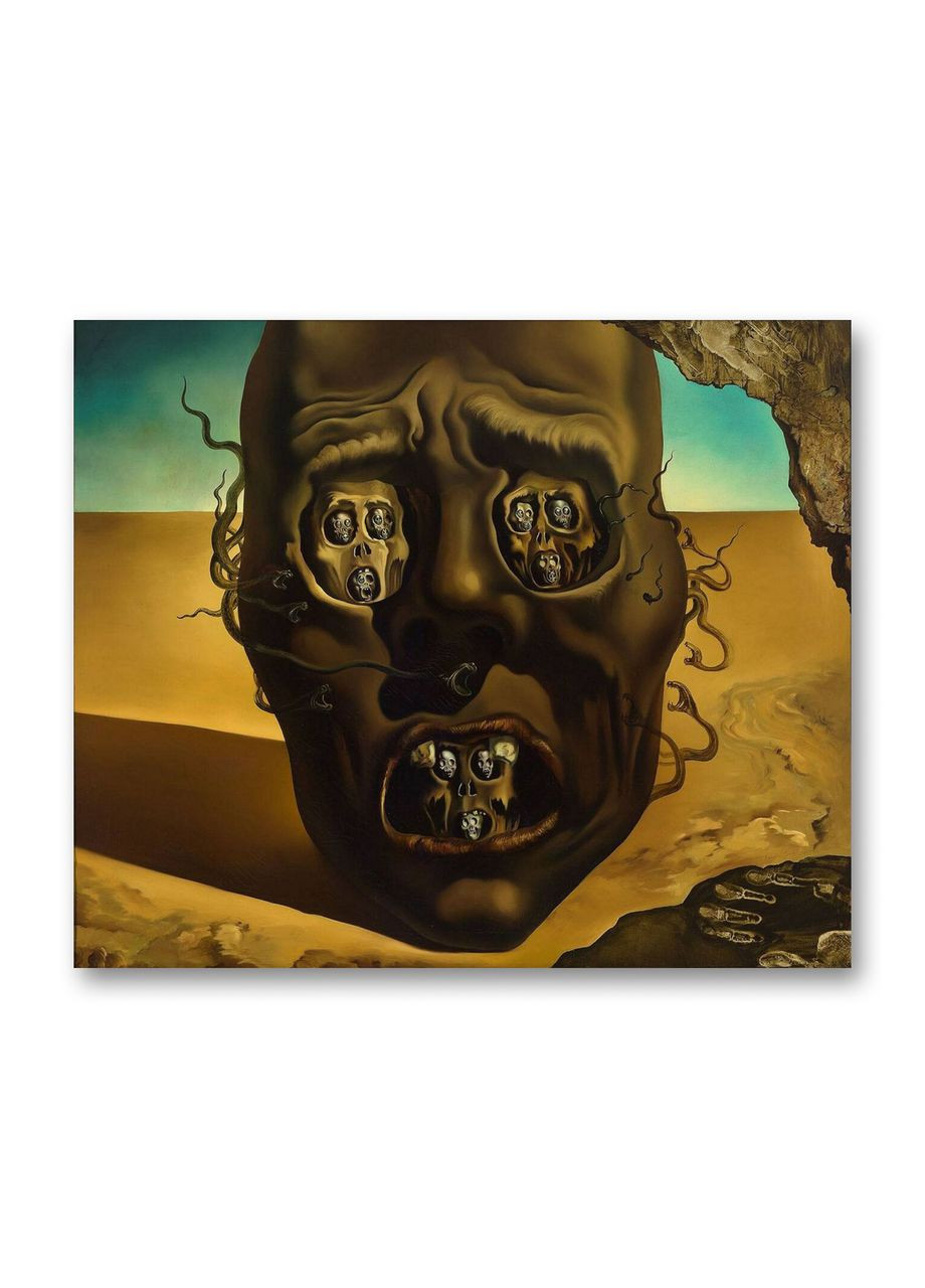 Друк на полотні Лице війни Сальвадор Далі 30x40 No Brand (346495672)