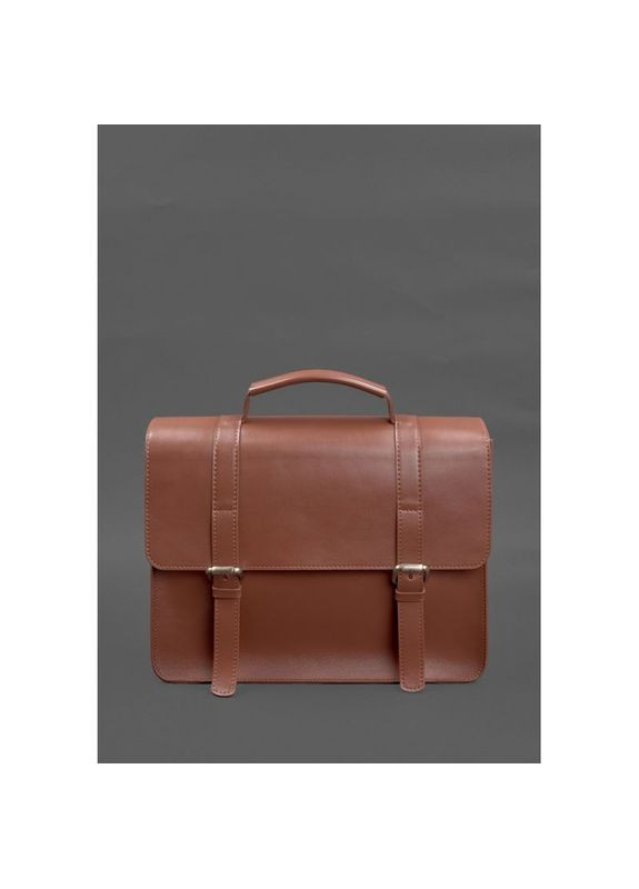 Сумка мужская кожаная через плечо портфель Porte Светло-коричневый BlankNote (302008107)