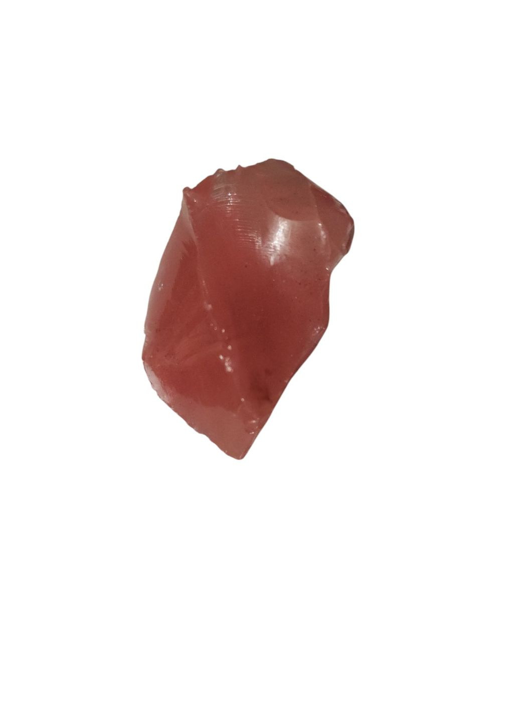 Штучний необроблений Червоний кварц 1 шт, розмір каменя 40 мм No Brand (308994193)