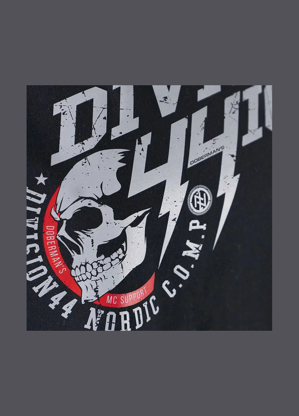 Чорна лонгслів division 44 thunder s229bk Dobermans Aggressive