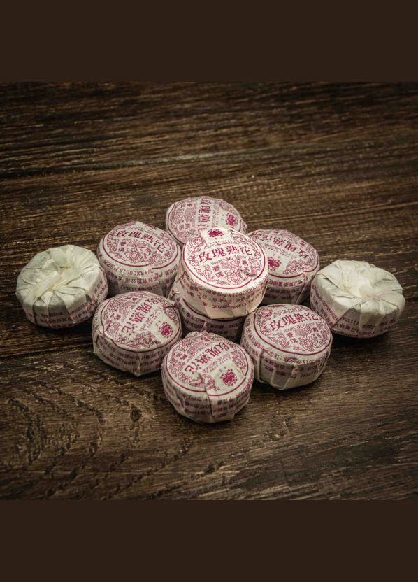 Чай Шу пуер з трояндою 5 грам 10 шт No Brand (316628535)