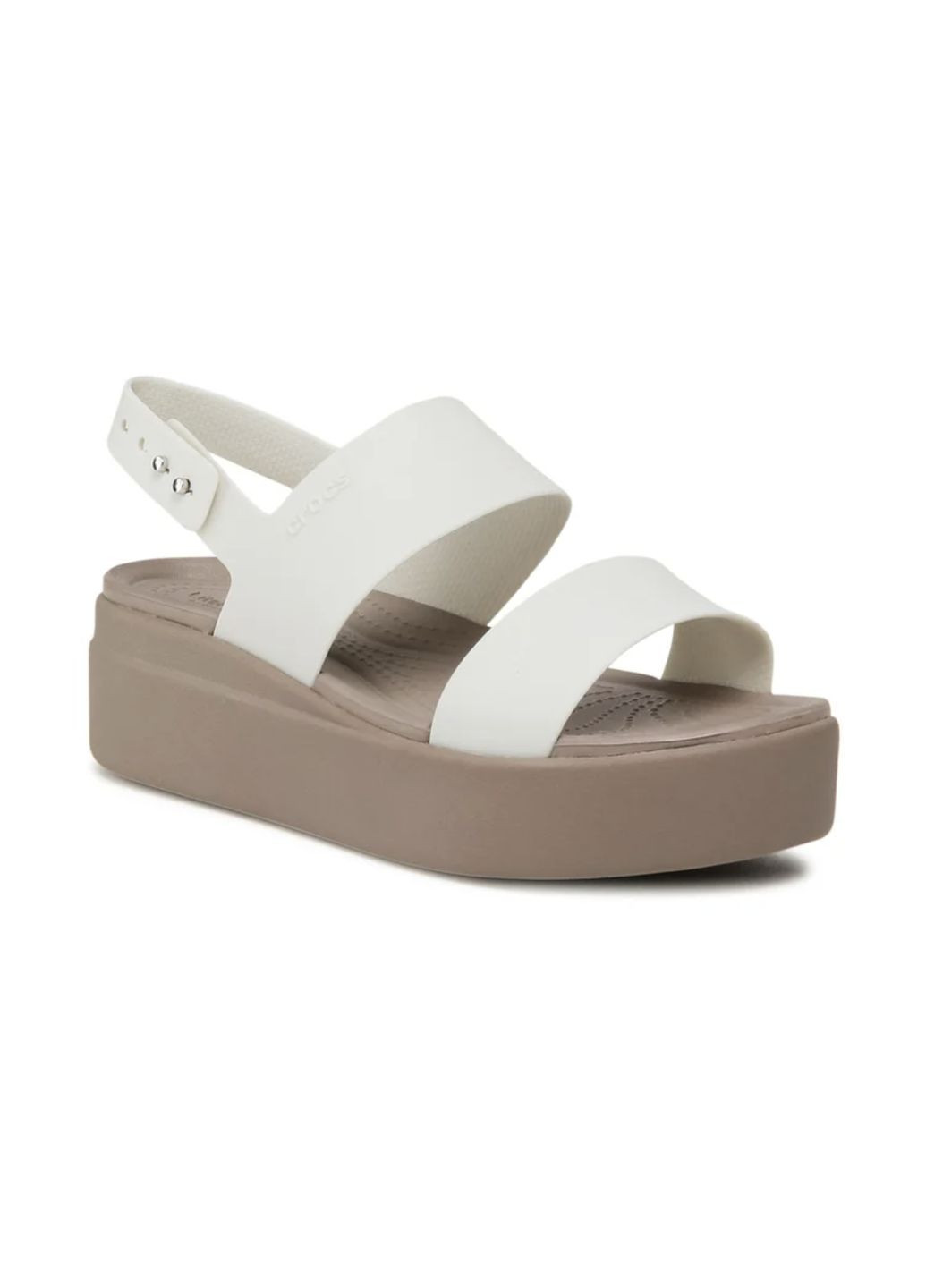Khaki/Bone Crocs Brooklyn Sandal (316088038)