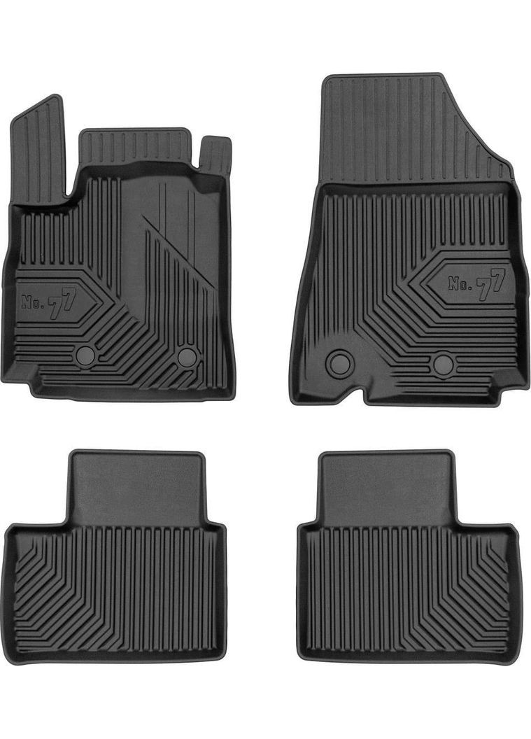 Резиновые коврики No77 для Renault Arkana (mkI) 2019→ (EU) (FG 77427549) Frogum (361241927)